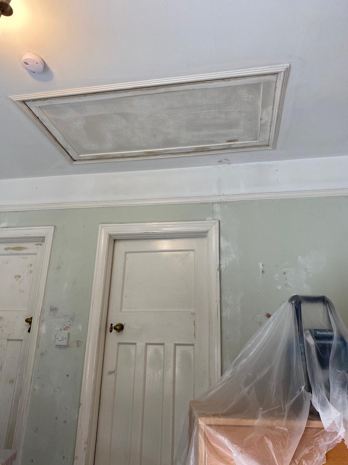 Bedroom before repainting